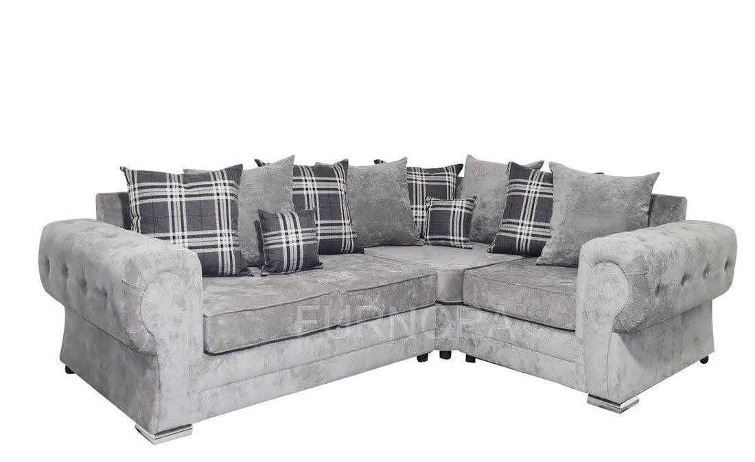 Verona 4 Seater - Left Hand - Chenille
